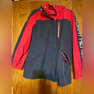 Large Men’s Tommy Hilfiger 3-in1 All Weather System Jacket (Red and Navy)